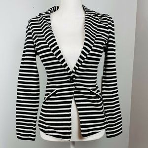 Caslon Knit One Button Blazer 100% Cotton XS